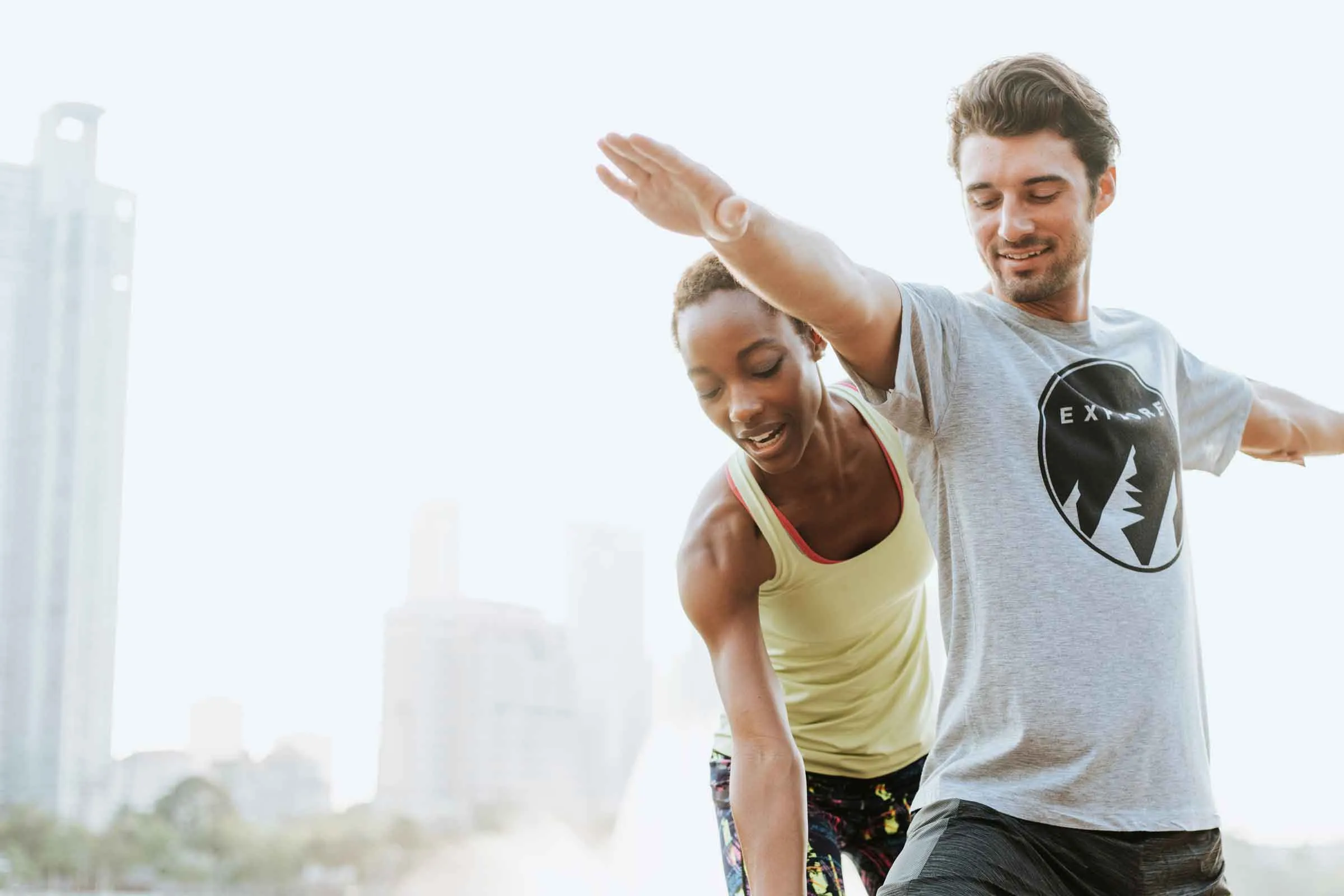 Peaceful outdoor therapy session